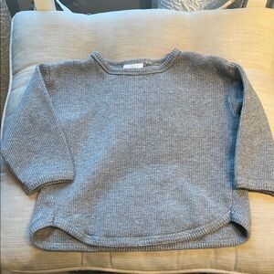 Zara Light Gray Knit Top